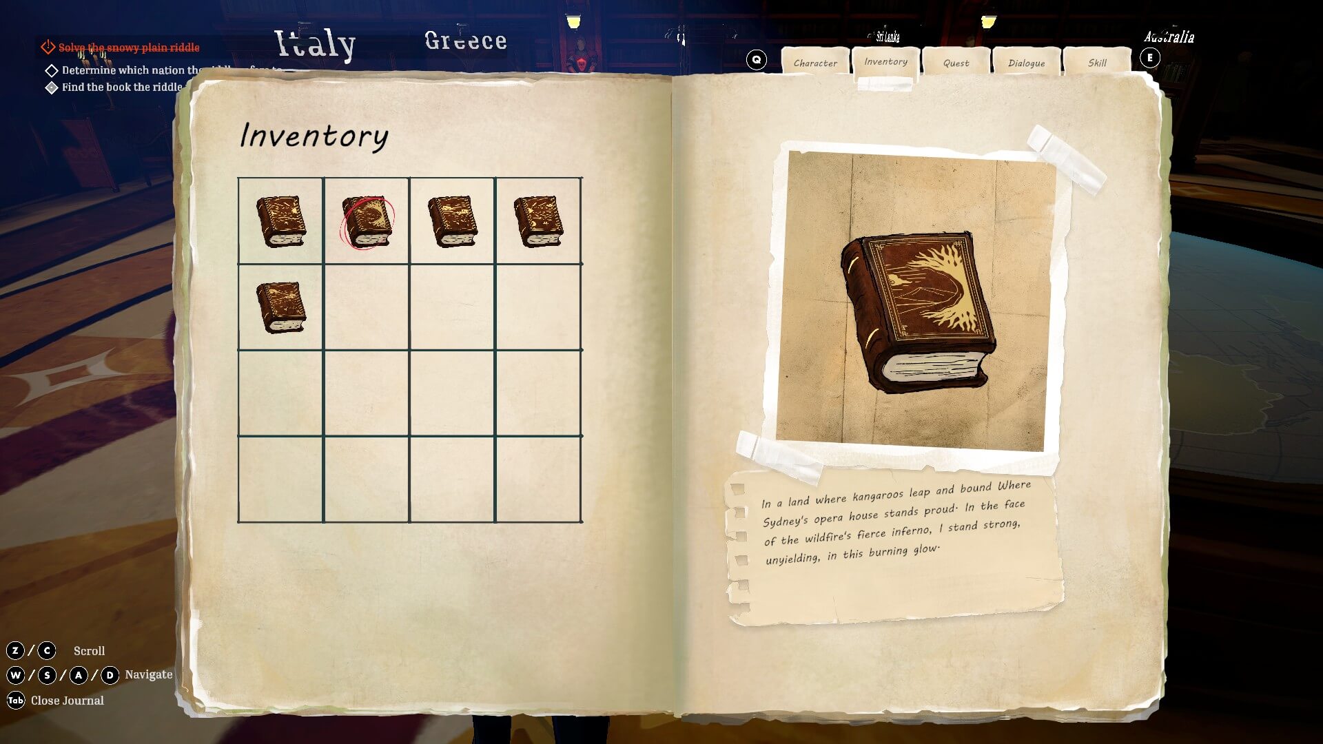 Screenshot - Journal: Inventory